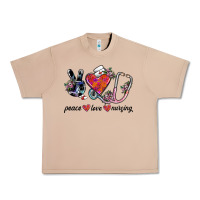 Burro peace love nursing Urban Heavy Tee - SublimationCraftShop