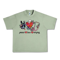 Oil Green peace love nursing Urban Heavy Tee - SublimationCraftShop