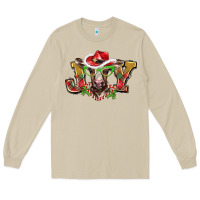 Mushroom christmas joy baby cow Long Sleeve Tee - BarkalooDesign