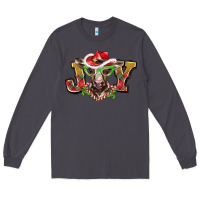 Smoke christmas joy baby cow Long Sleeve Tee - BarkalooDesign