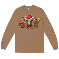 Toasted Coconut christmas joy baby cow Long Sleeve Tee - BarkalooDesign