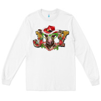 White christmas joy baby cow Long Sleeve Tee - BarkalooDesign
