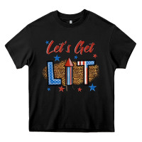 Black let's get lit 1 Heavy Core Tee - BundleAndBundleShop