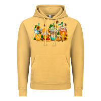Vintage Mustard bumble bee coffee cups Vintage Hoodie - AdoDesignShop