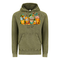 Vintage Olive bumble bee coffee cups Vintage Hoodie - AdoDesignShop