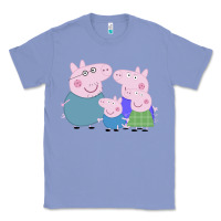 Colony Blue peppa pig family Classic Tee - artisFamous