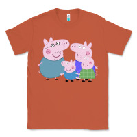 Copper peppa pig family Classic Tee - artisFamous