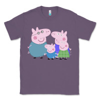 Lavender peppa pig family Classic Tee - artisFamous