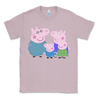 Lilac peppa pig family Classic Tee - artisFamous