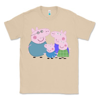 Mushroom peppa pig family Classic Tee - artisFamous