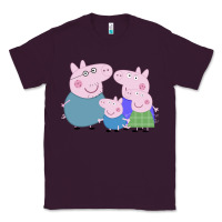Plum peppa pig family Classic Tee - artisFamous
