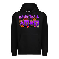 Black basketball aunt Premium Hoodie - AdoDesignShop