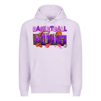 Lilac basketball aunt Premium Hoodie - AdoDesignShop
