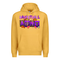 Mustard basketball aunt Premium Hoodie - AdoDesignShop