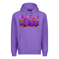 Purple basketball aunt Premium Hoodie - AdoDesignShop
