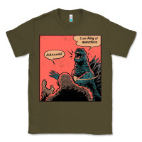 Army Green i am king of monsters Classic Tee - artisFamous