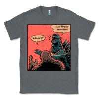 Charcoal Heather i am king of monsters Classic Tee - artisFamous