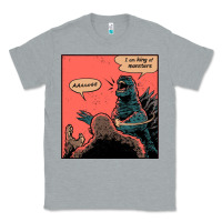 Heather Grey i am king of monsters Classic Tee - artisFamous