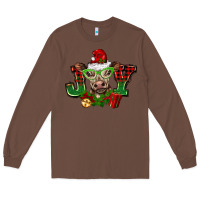 Chestnut christmas joy cow Long Sleeve Tee - BarkalooDesign