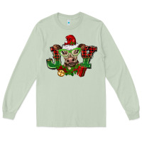 Matcha christmas joy cow Long Sleeve Tee - BarkalooDesign