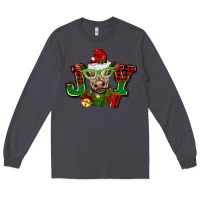 Smoke christmas joy cow Long Sleeve Tee - BarkalooDesign