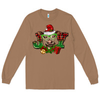 Toasted Coconut christmas joy cow Long Sleeve Tee - BarkalooDesign