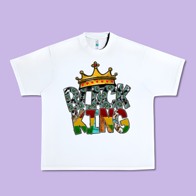 Black King Urban Heavy Tee Designed By Sublimationcraftshop