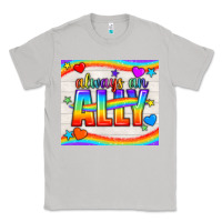 Moon Dust Always An Ally Pride LGBTQ+ Tumbler Classic Tee - BundleAndBundleShop