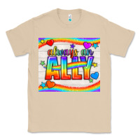 Mushroom Always An Ally Pride LGBTQ+ Tumbler Classic Tee - BundleAndBundleShop