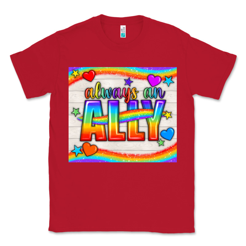 Always An Ally Pride Lgbtq+ Tumbler Classic Tee by BundleAndBundleShop | Teevron