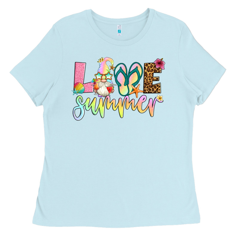 Love Summer With Gnome Ladies Tee by Artiststas | Teevron