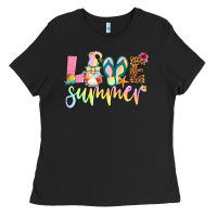 Black love summer with gnome Ladies Tee - Artiststas