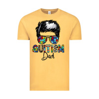 Vintage Mustard autism dad Vintage Tee - CowhideDigitalArt