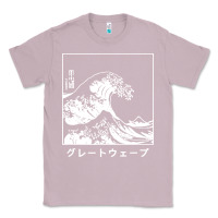 Lilac the great wave off kanagawa Classic Tee - artisFamous