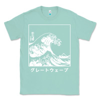 Seafoam the great wave off kanagawa Classic Tee - artisFamous