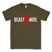 Army Green beast mode Classic Tee - artisFamous