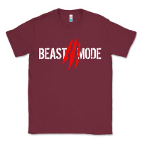 Burgundy beast mode Classic Tee - artisFamous