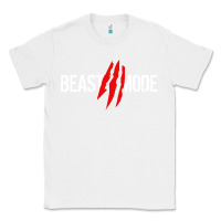 White beast mode Classic Tee - artisFamous