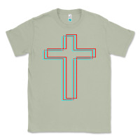 Matcha A Neon Christian Cross Classic Tee - artisFamous