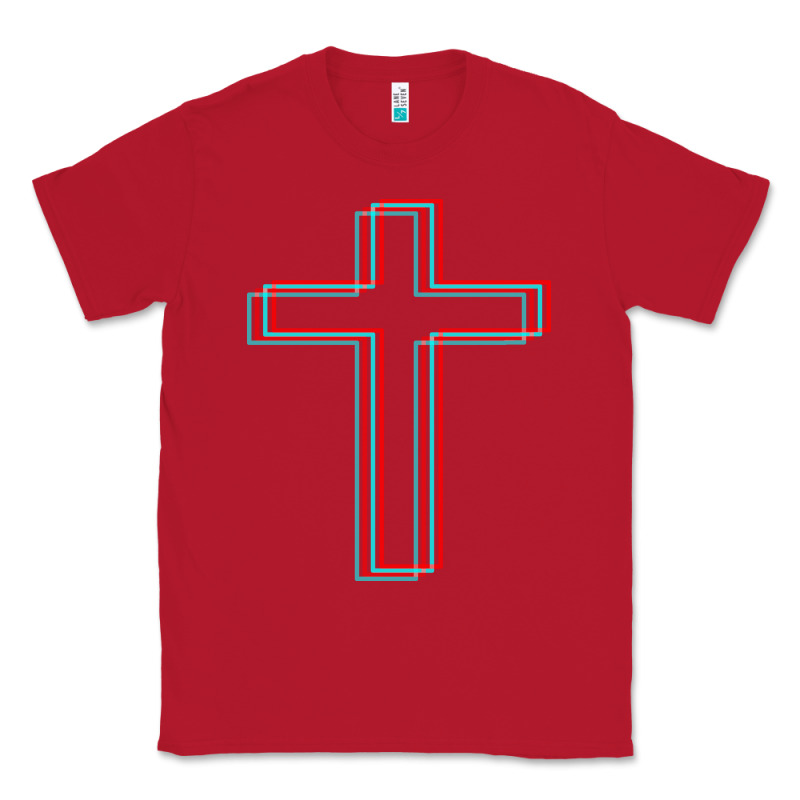 A Neon Christian Cross Classic Tee by artisFamous | Teevron