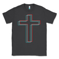 Smoke A Neon Christian Cross Classic Tee - artisFamous
