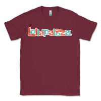 Burgundy Lollapalooza Festival Classic Tee - artisFamous