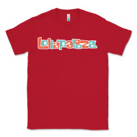 Red Lollapalooza Festival Classic Tee - artisFamous