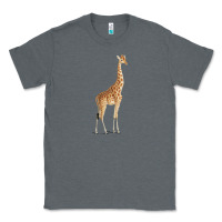 Charcoal Heather Giraffe Classic Tee - artisFamous