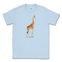 Dusty Blue Giraffe Classic Tee - artisFamous