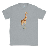 Heather Grey Giraffe Classic Tee - artisFamous