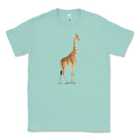 Seafoam Giraffe Classic Tee - artisFamous