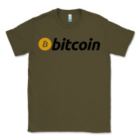 Army Green vintage look bitcoin Classic Tee - artisFamous