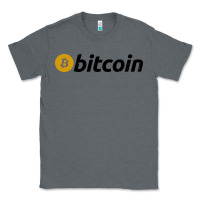 Charcoal Heather vintage look bitcoin Classic Tee - artisFamous