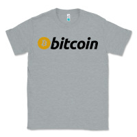 Heather Grey vintage look bitcoin Classic Tee - artisFamous
